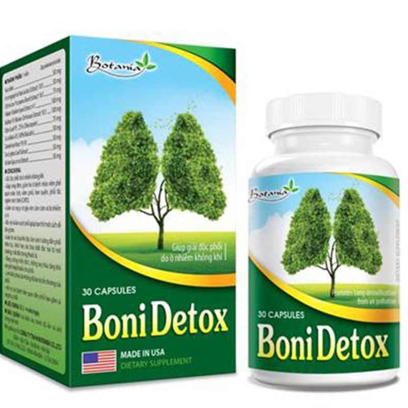 Viên uống giúp giải độc phổi do ô nhiễm không khí BoniDetox 30 viên 1