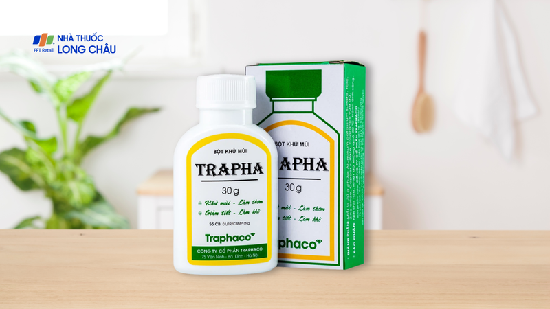 Bột khử mùi Trapha