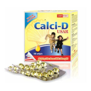 Calci-D Usar 60 viên – Bổ sung canxi và vitamin D3 giúp xương chắc khỏe