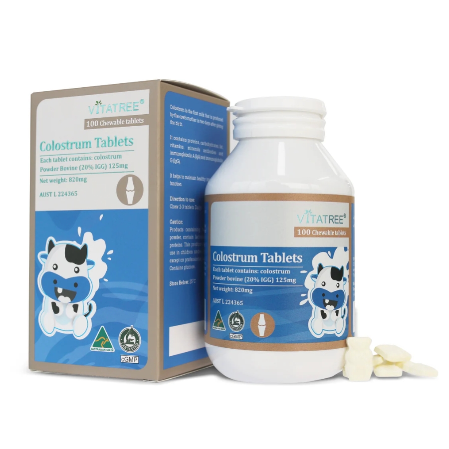 Thực phẩm bảo vệ sức khoẻ Colostrum Vitatree (Hộp 100 viên)