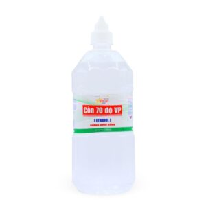 Cồn 70 độ Vĩnh Phúc dùng để diệt khuẩn dụng cụ y tế, bề mặt trong y tế (1000ml)