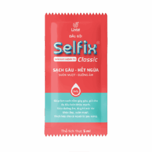 Dầu gội Selfix Classic hỗ trợ trị gàu và ngứa da dầu (Gói 5ml)