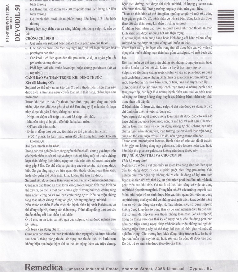 Thuốc Devodil Remedica điều trị ngắn hạn chứng lo âu, rối loạn hành vi nghiêm trọng (2 vỉ x 10 viên)