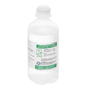 Dịch truyền 0.9% Sodium Chloride Solution Euro-Med bổ sung muối nước chai 500ml