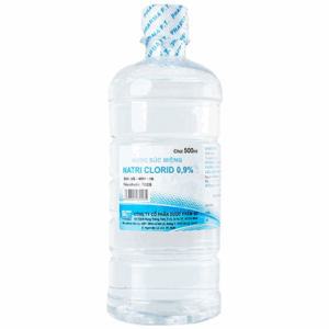 Dịch truyền tĩnh mạch Natri Clorid 0,9% B. Braun làm dung môi pha tiêm truyền (500ml)