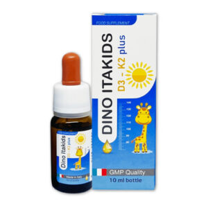 Dino Itakids D2 K2 Plus hỗ trợ bổ sung vitamin giúp hấp thu canxi (10ml)