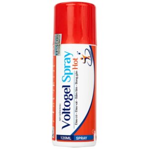 Chai xịt nóng Voltogel hot spray giảm nhanh chóng các cơn đau cơ, đau vai, bầm tím, bong gân (120ml)