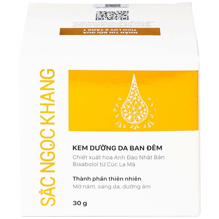 Kem bôi dưỡng da ban đêm Sắc Ngọc Khang (30g)