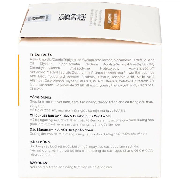 Kem bôi dưỡng da ban đêm Sắc Ngọc Khang (30g)