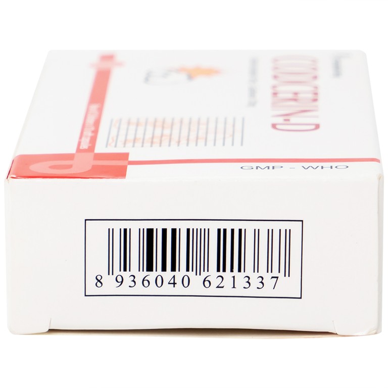 Thuốc CODCERIN-D Trường Thọ điều trị triệu chứng ho khan, ho có đờm, ho do dị ứng (2 vỉ x 10 viên)