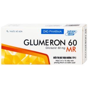 Thuốc Glumeron 60 MR DHG điều trị đái tháo đường típ 2 (2 vỉ x 15 viên)