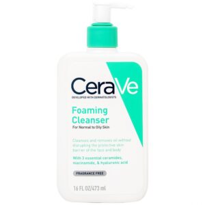 Sữa rửa mặt CeraVe Foaming Cleanser làm sạch sâu dành cho da dầu (473ml)