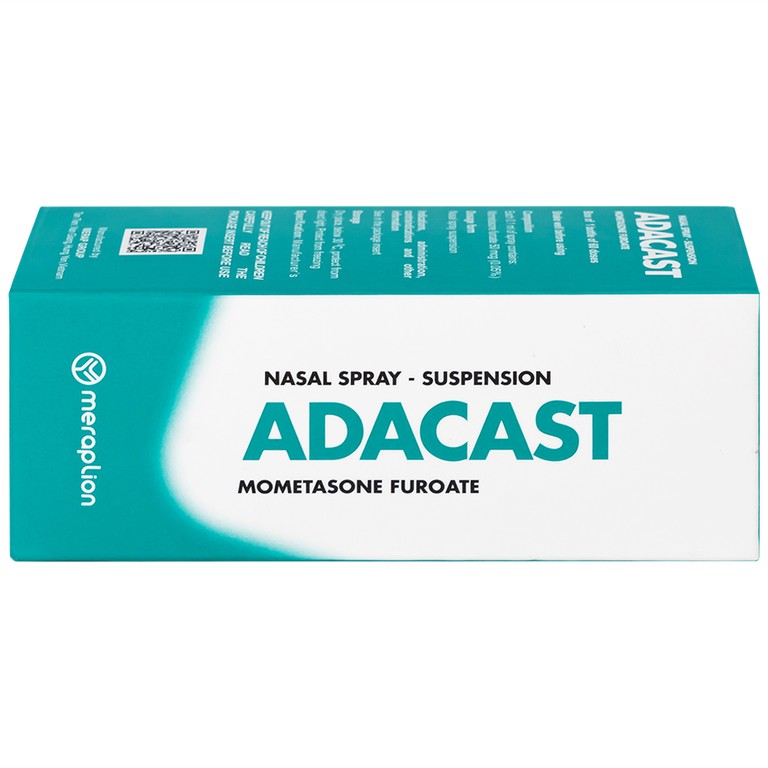 Thuốc xịt mũi Adacast Meraplion điều trị viêm mũi dị ứng, sung huyết và mất mùi, viêm mũi xoang (60 liều)