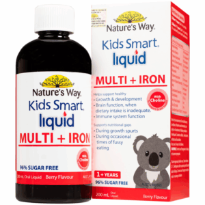 Nature's Way Kids Smart Multi + Iron hỗ trợ tăng cường sức khỏe và đề kháng (200ml)