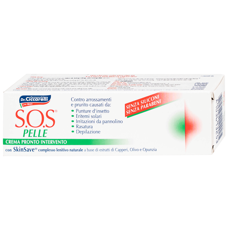 Kem bôi dịu da, giảm kích ứng Dr.Ciccarelli S.O.S Pelle Skin Rescue Cream (25ml)