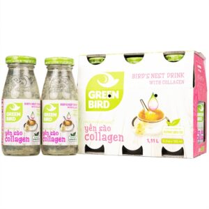 Nước Uống Bổ Dưỡng Yến Sào Collagen Greenbird (6 chai x 185ml)