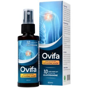 Dung dịch xoa bóp ngoài da Ovifa giúp giảm đau, sưng, nhức xương khớp (60ml)