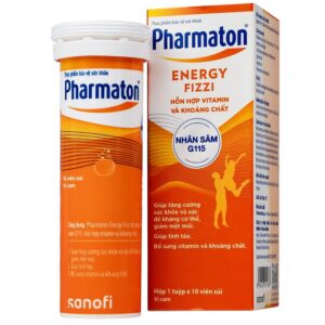 Thực phẩm bảo vệ sức khỏe Pharmaton Energy Fizzi Sanofi giúp tăng cường sức khỏe, sức đề kháng và giảm mệt mỏi (10 viên)