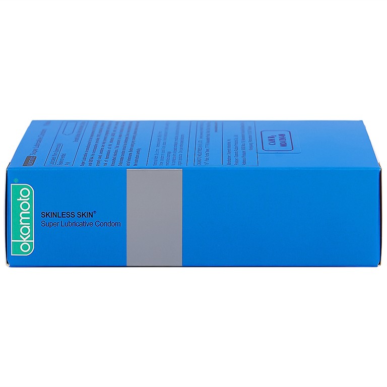 Bao cao su Okamoto Skinless skin super lubricative siêu mỏng, dẻo dai và mềm mại (10 cái)