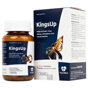 Viên uống KingsUp Thái Minh bổ thận, tráng dương, hỗ trợ tăng cường khả năng sinh lý nam (30 viên)