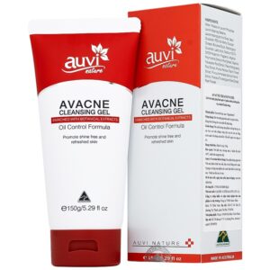 Gel rửa mặt Avacne Cleansing Gel AUVI làm sạch nhẹ nhàng, kiểm soát dầu thừa, ngăn ngừa mụn (150g)
