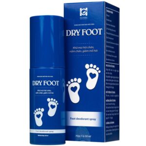 Xịt khử mùi Dry Foot HGSG giúp khử mùi và ngăn ngừa hôi chân, nấm chân, giảm mồ hôi (50ml)