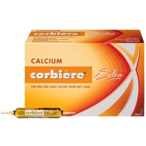 Dung dịch uống Calcium Corbière Extra Sanofi bổ sung canxi, hỗ trợ điều trị loãng xương (3 vỉ x 10 ống x 10ml)