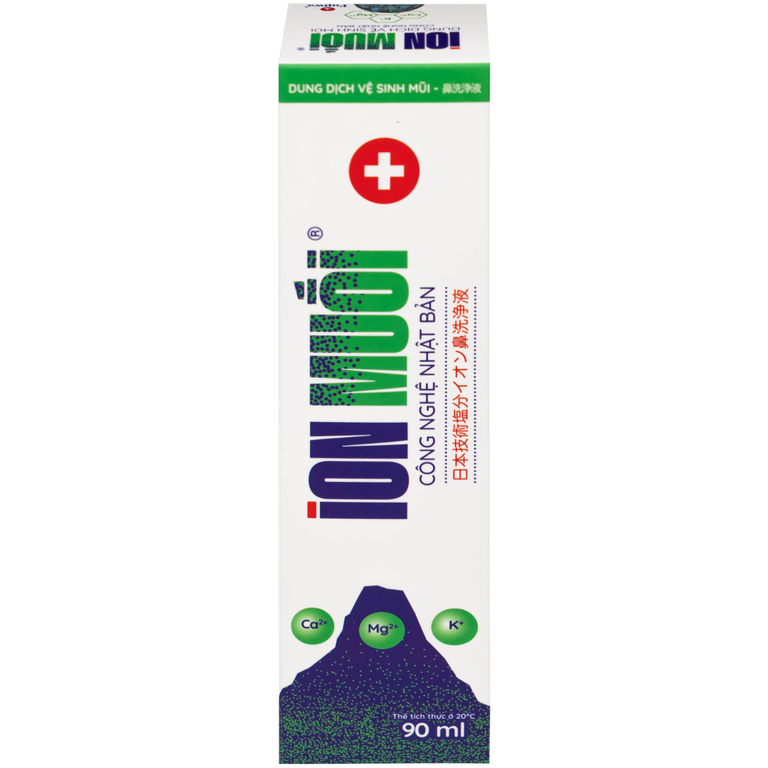 Dung dịch vệ sinh mũi ION Muối hỗ trợ sát khuẩn, kháng viêm, phòng ngừa sổ mũi (90ml)
