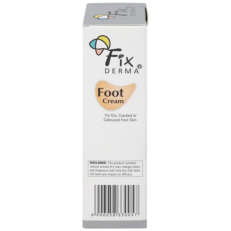 Kem bôi Fixderma Foot Cream dưỡng ẩm, làm mềm gót chân (60g)