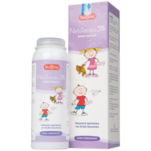 Dung dịch xịt mũi Nebianax 3% Spray Nasale 100ml Buona làm sạch đường mũi