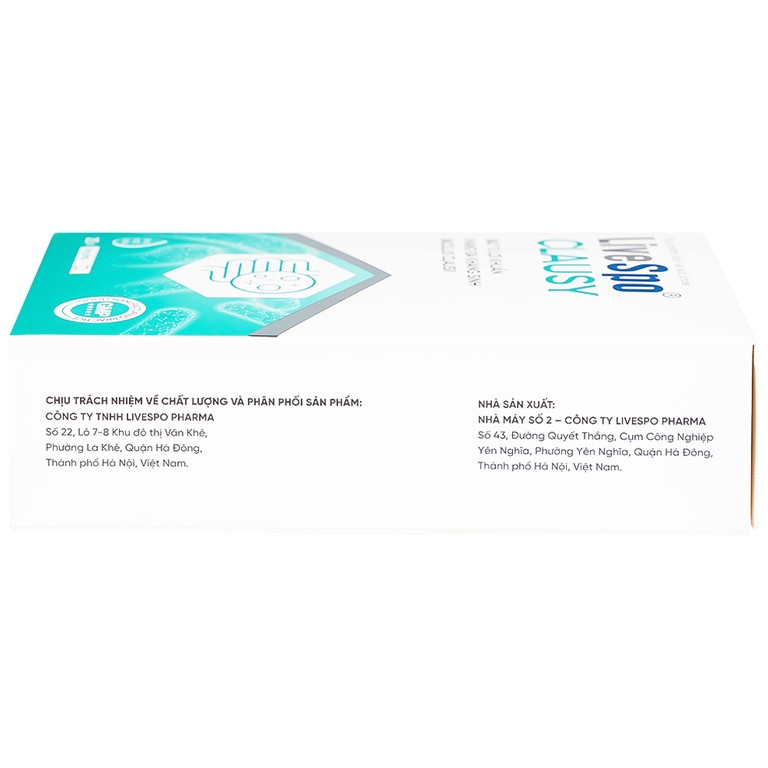 Dung dịch LiveSpo Clausy bổ sung lợi khuẩn, giúp cân bằng hệ vi sinh đường ruột (25 ống x 5ml)