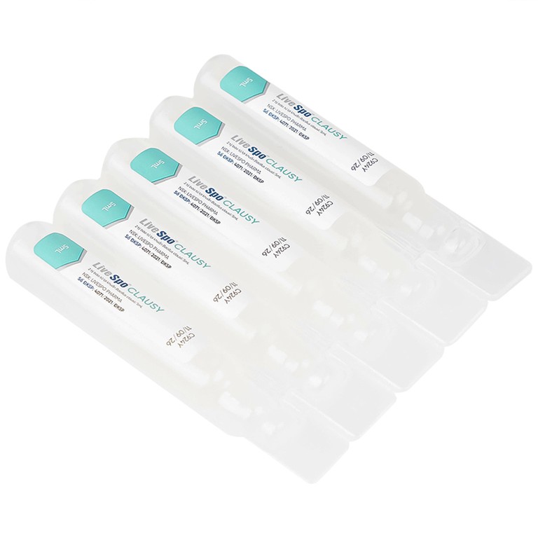 Dung dịch LiveSpo Clausy bổ sung lợi khuẩn, giúp cân bằng hệ vi sinh đường ruột (25 ống x 5ml)