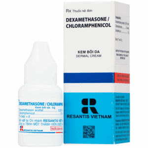 Kem bôi da Dexamethasone/Chloramphenicol điều trị chàm, vết côn trùng cắn, viêm da tiếp xúc (8g)
