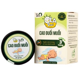 Cao Đuổi Muỗi Cho Bé, Giảm Sưng Tấy Do Côn Trùng Đốt Ola Papi (20g)