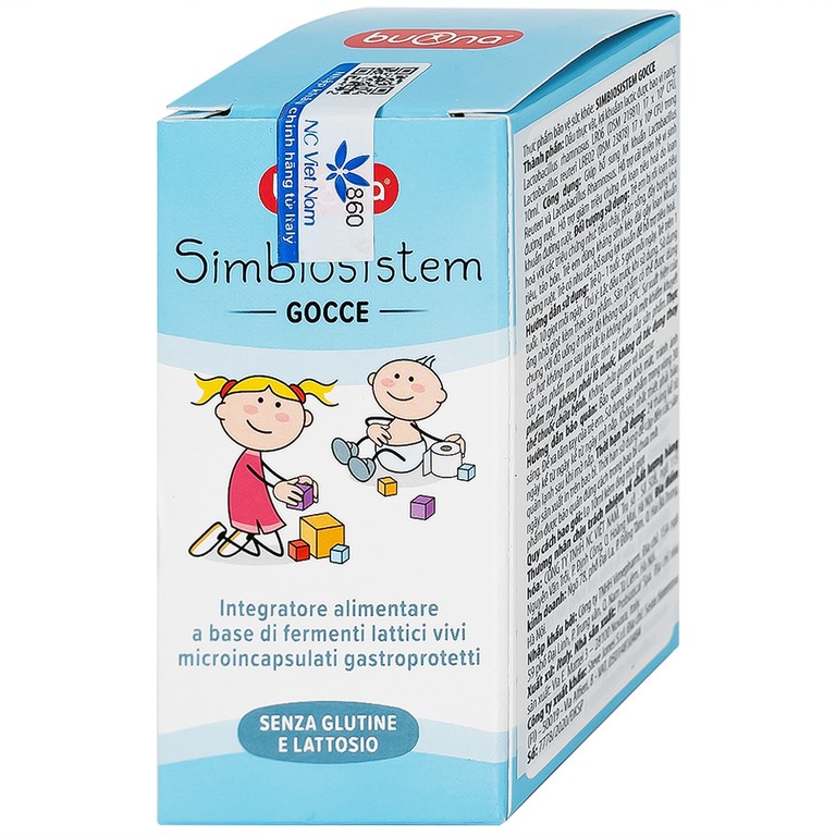 Dung dịch Simbiosistem Gocce 10ml Buona bổ sung lợi khuẩn đường ruột