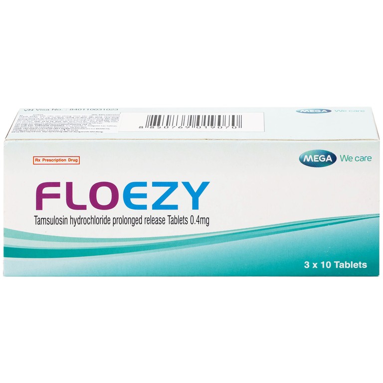 Thuốc Floezy 0.4mg MEGA We care điều trị triệu chứng của đường tiểu dưới (3 vỉ x 10 viên)