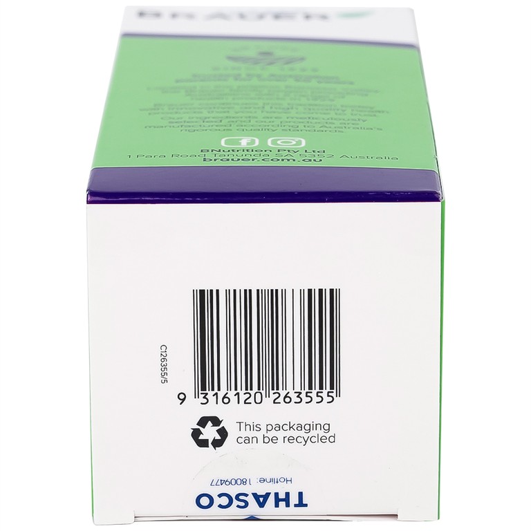 Siro Brauer Baby & Kids Liquid Zinc bổ sung kẽm, tăng sức đề kháng cho trẻ (200ml)