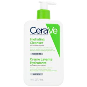Sữa rửa mặt CeraVe Hydrating Cleanser dành cho da thường và da khô (473ml)