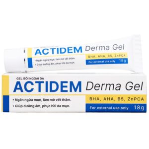 Kem bôi Actidem Derma Gel ngừa mụn, làm mờ vết thâm, tái tạo da (18g)
