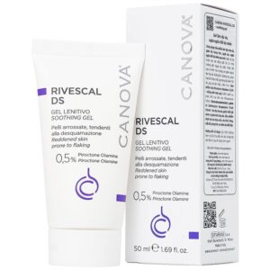 Gel bôi Canova Rivescal DS Soothing Gel Siflarma làm dịu da, ngăn ngừa tiết bã nhờn (50ml)