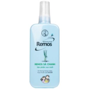 Xịt chống muỗi Remos hương sả chanh xua muỗi suốt 10 giờ (150ml)