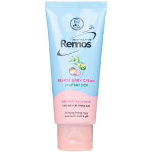 Kem xua muỗi Remos Baby Cream hương khuynh diệp suốt 6 giờ cho bé từ 6 tháng tuổi (70g)