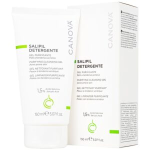 Gel rửa mặt Canova Salipil Detergente Purifying Cleansing Gel Sifarma Gel rửa mặt ngừa mụn (150ml)