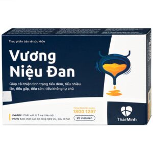 Viên nén Vương Niệu Đan Thái Minh hỗ trợ giảm tình trạng tiểu đêm, tiểu nhiều lần, tiểu gấp (20 viên)
