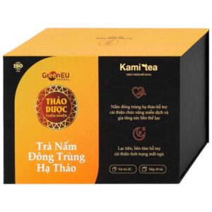 Trà Thảo Dược Nấm Đông Trùng Hạ Thảo Kami Tea (20 túi x 2g)