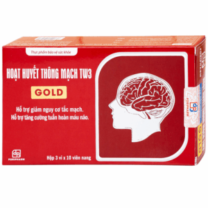 Thực phẩm bảo vệ sức khoẻ Hoạt Huyết Thông Mạch Gold TW3 Foripharm hỗ trợ giảm nguy cơ tắc mạch (3 vỉ x 10 viên)