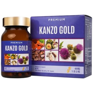 Viên uống Kanzo Gold hỗ trợ tăng cường chức năng gan, cải thiện tình trạng mẫn ngứa, vàng da (60 viên)