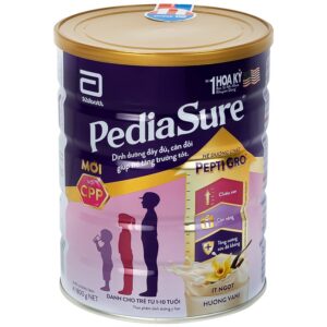 Sữa bột PediaSure 800g Abbott hương vani bổ sung dinh dưỡng cho bé từ 1-10 tuổi