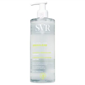 Nước tẩy trang SVR Eau Micellaire Sebiaclear 400ml làm sạch da và tẩy trang lớp trang điểm dành cho da dầu mụn