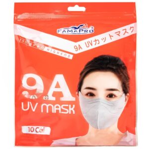 Khẩu trang 9A UV Mask Nam Anh chống nắng, chống tia uv, che phủ mặt cao (10 cái)
